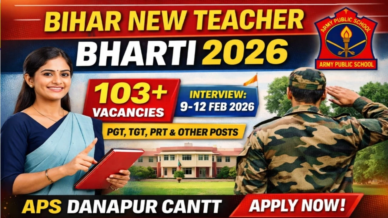 Bihar New Teacher Bharti 2026
